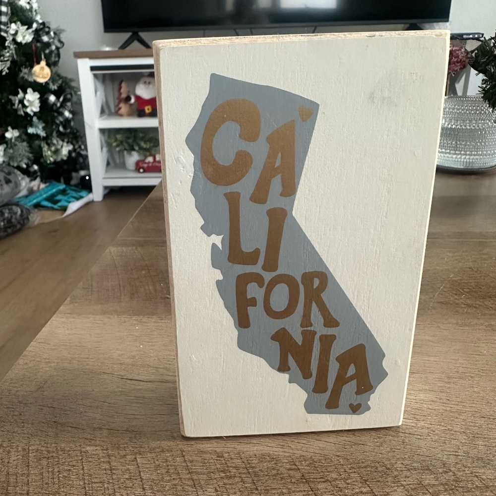 California decor sign room kitchen bathroom picture